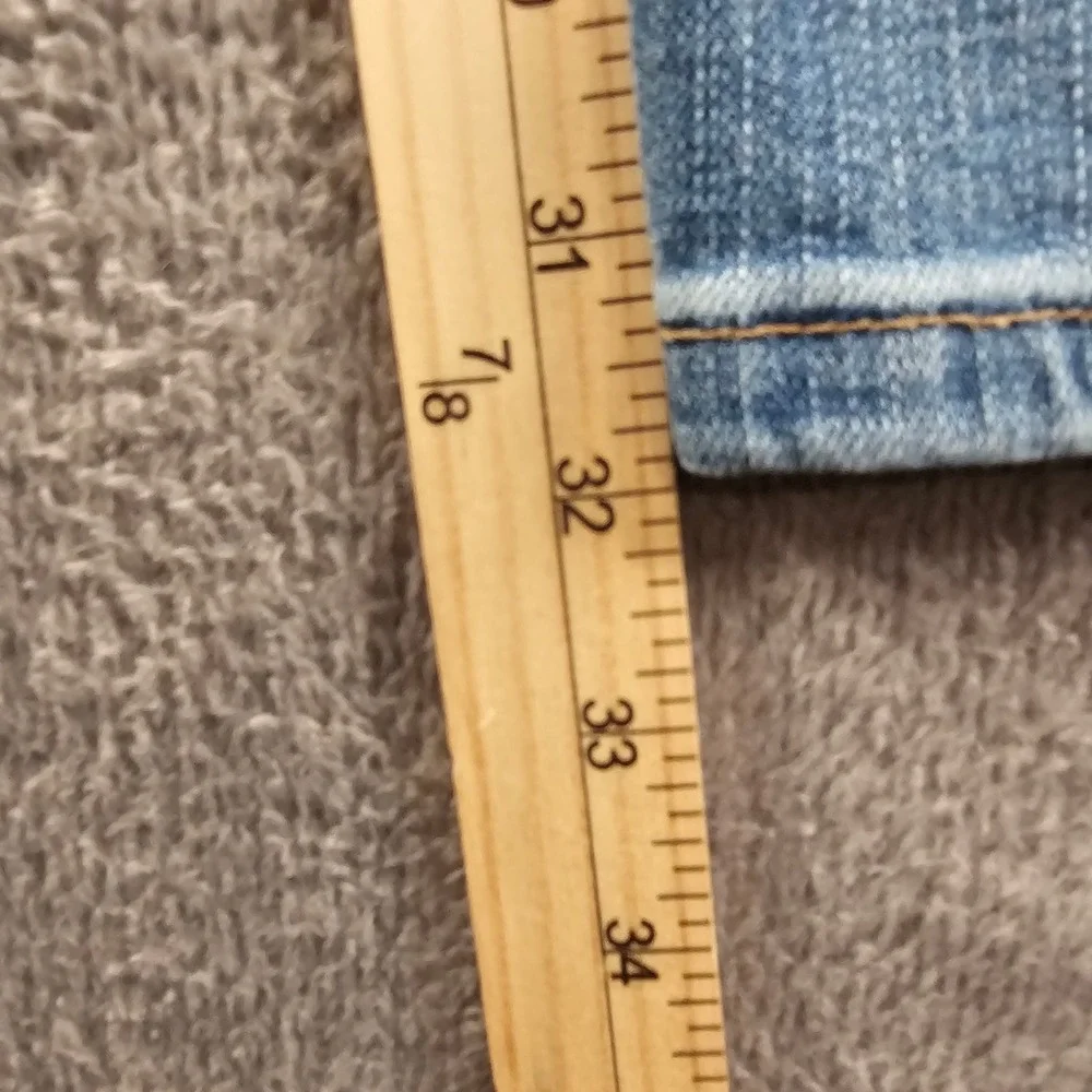 Lucky Brand 329 Classic Straight Mens Jeans 34x32 Medium Wash Blue Denim